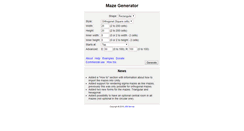 Desktop Screenshot of mazegenerator.net